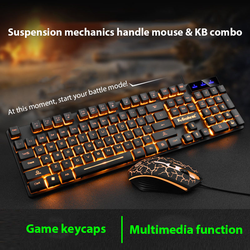 Gaming Keyboard And Mouse Combo Wireless - Ensemble clavier et souris KM320, clavier