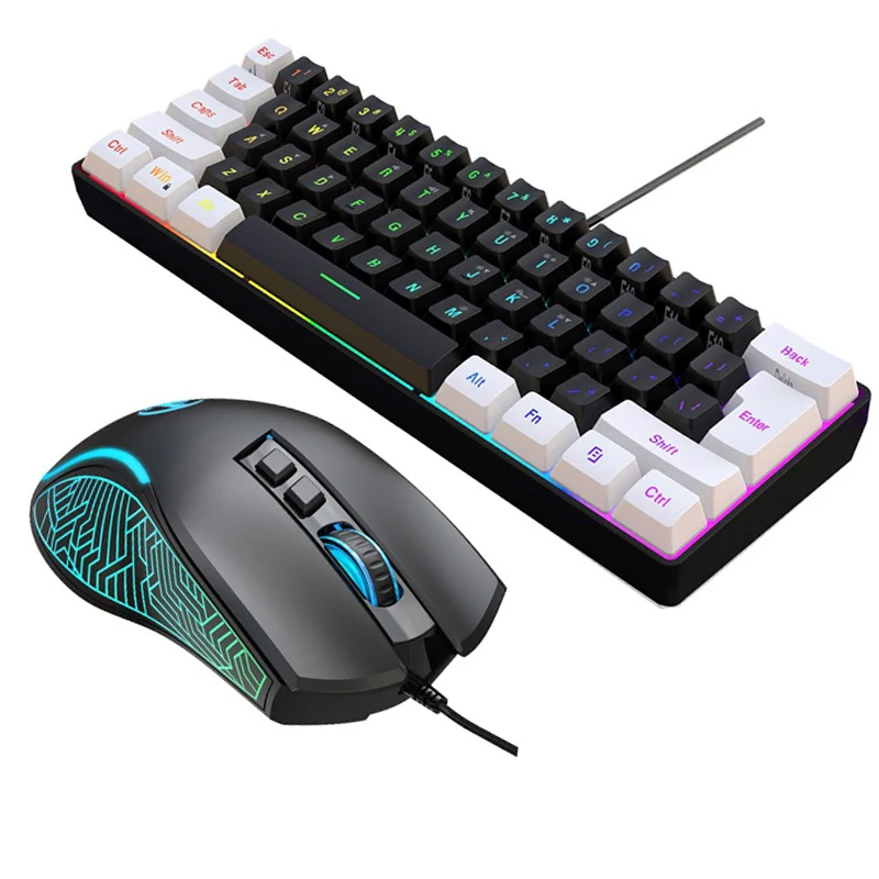 Gaming Keyboard And Mouse Combo Wireless - Kit Combo Clavier et Souris Gaming