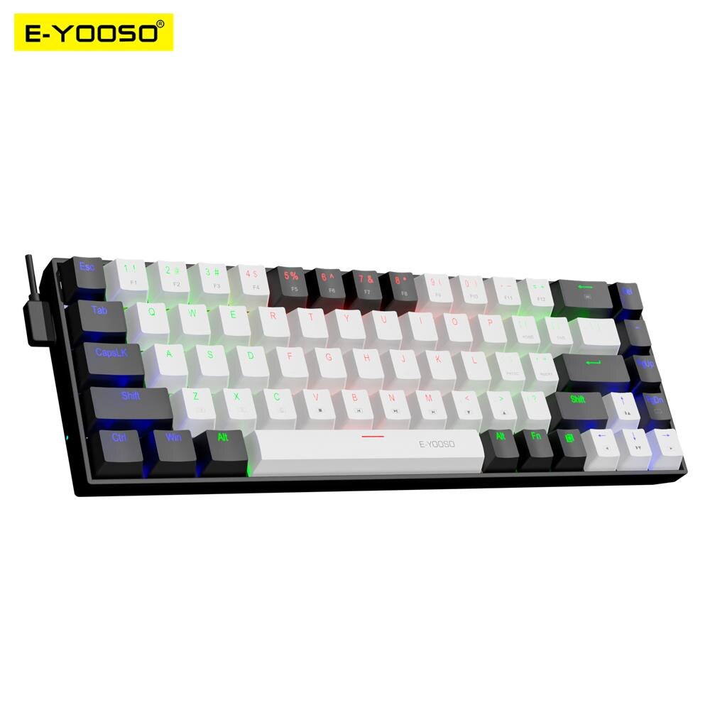 Gaming Keyboard E Yooso - E-YOOSO Z686 USB Mini jeu mécanique