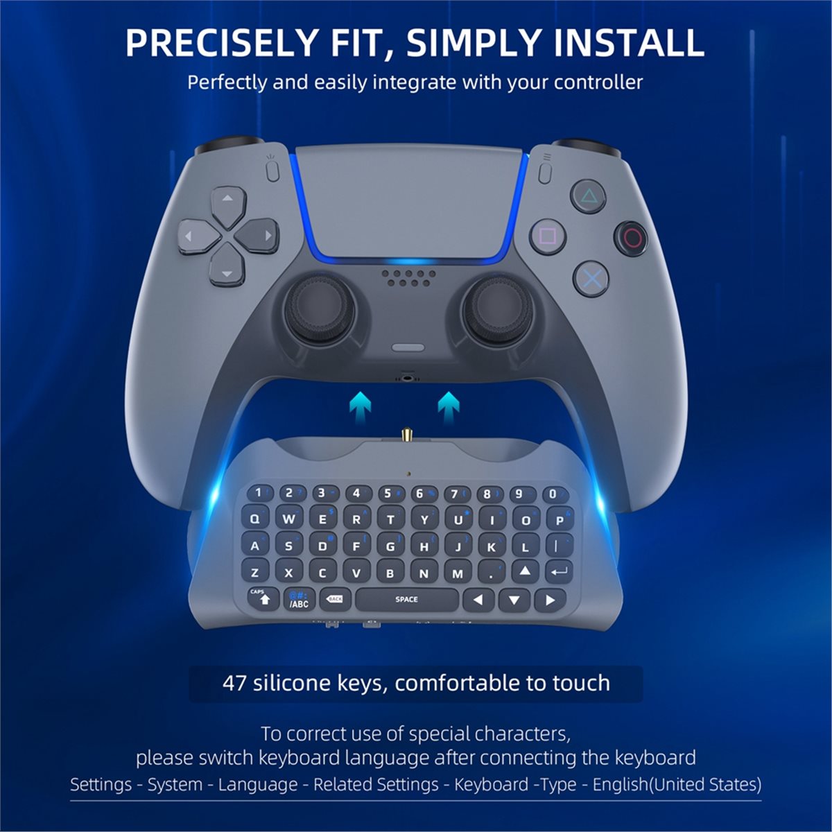 Gaming Keyboard Wireless - Clavier sans fil de jeu goodidea
