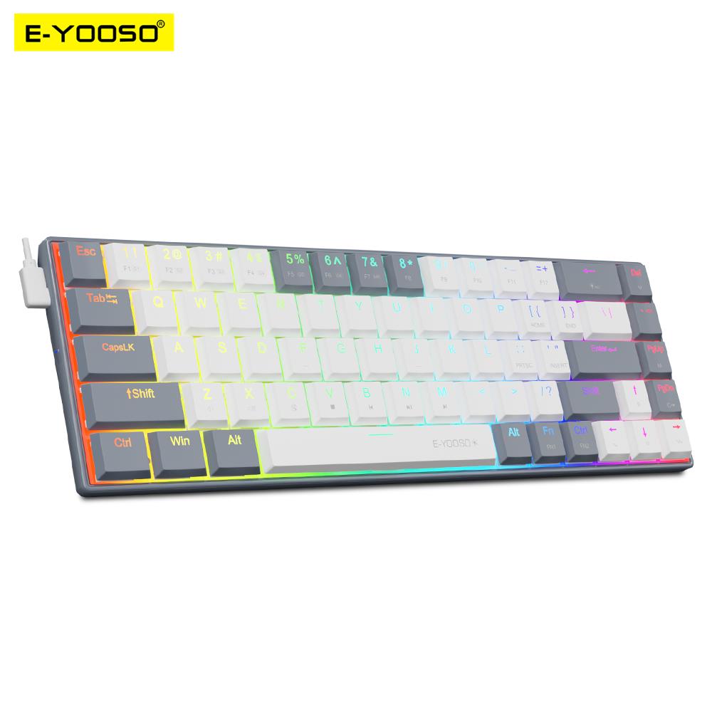 Gaming Keyboard E Yooso - E-YOOSO A68 RGB Mini Mince USB