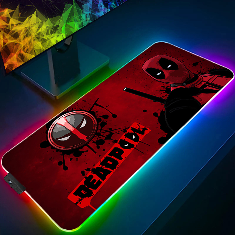 Gaming Keyboard Tactile - LED tapis de souris jeu rétro-éclairage