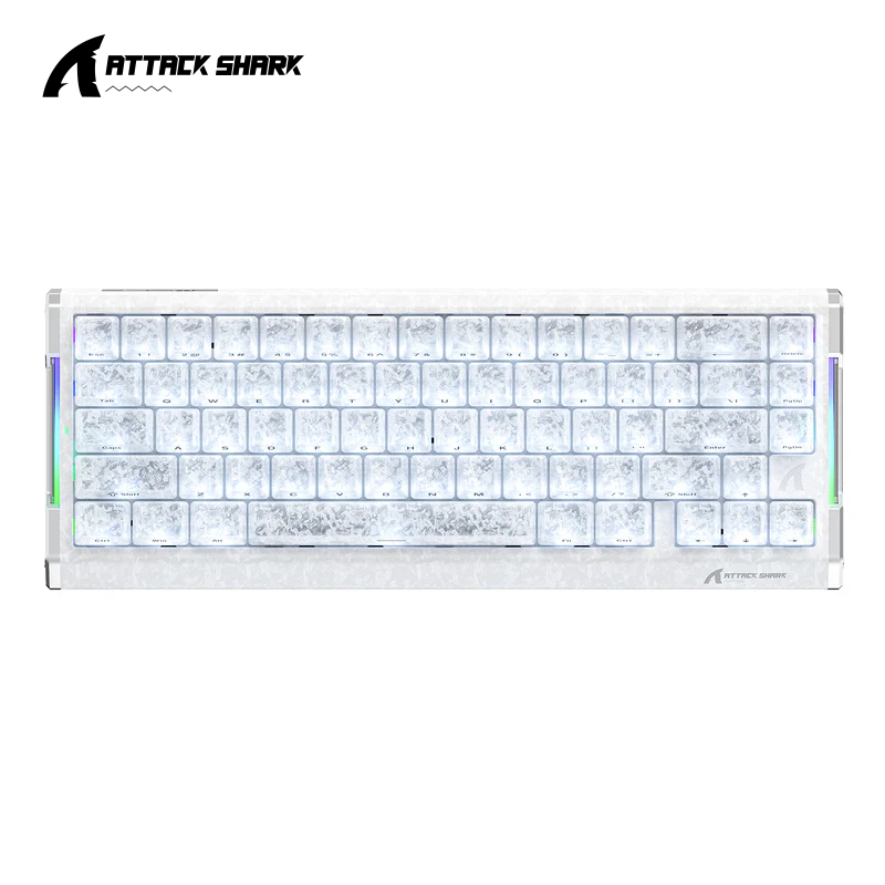 Gaming Keyboard Hot Swappable - Clavier mécanique ATTACK SHARK, R68 HE,