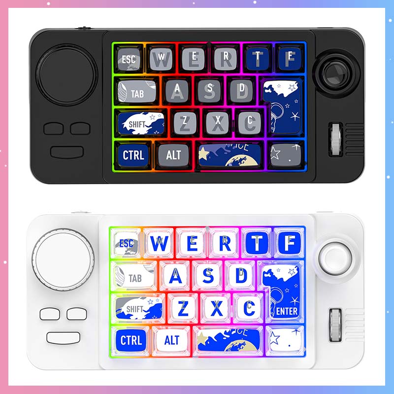 Gaming Keyboard Wireless - Clavier de jeu W911 sans fil,