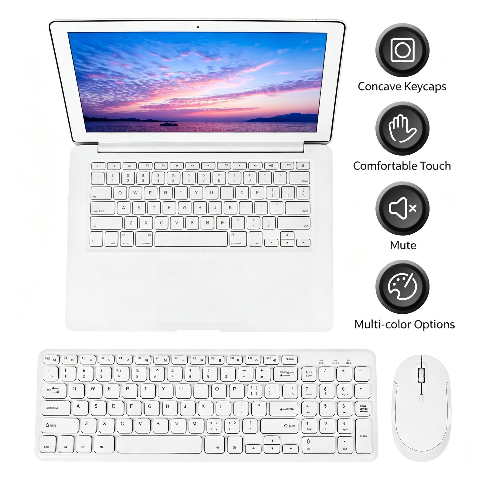 Gaming Keyboard And Mouse Combo Wireless - Clavier et souris sans fil 2,4