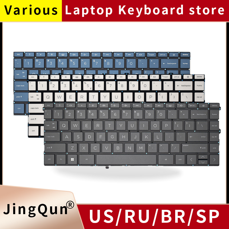 Gaming Keyboard E Yooso - Clavier rétroéclairé de remplacement US/RU russe
