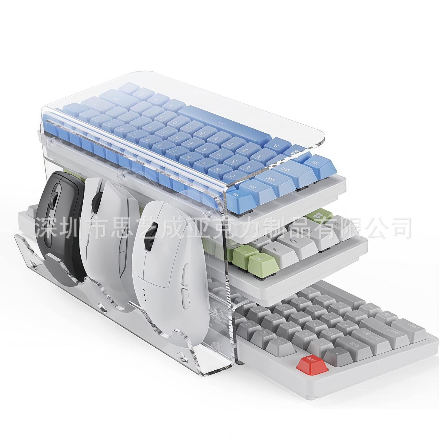 Keyboard Gaming Transparent - Nouveau support de clavier en acrylique