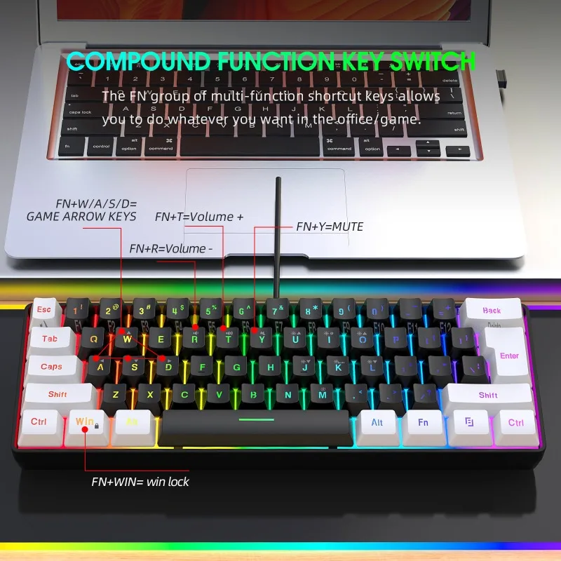 Kit Combo Clavier et Souris Ga - Gaming Keyboard And Mouse Combo Wireless avis et prix