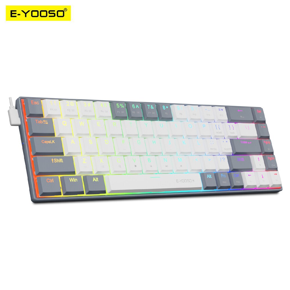 E-YOOSO A68 RVB Mini Mince USB - Gaming Keyboard E Yooso avis et prix