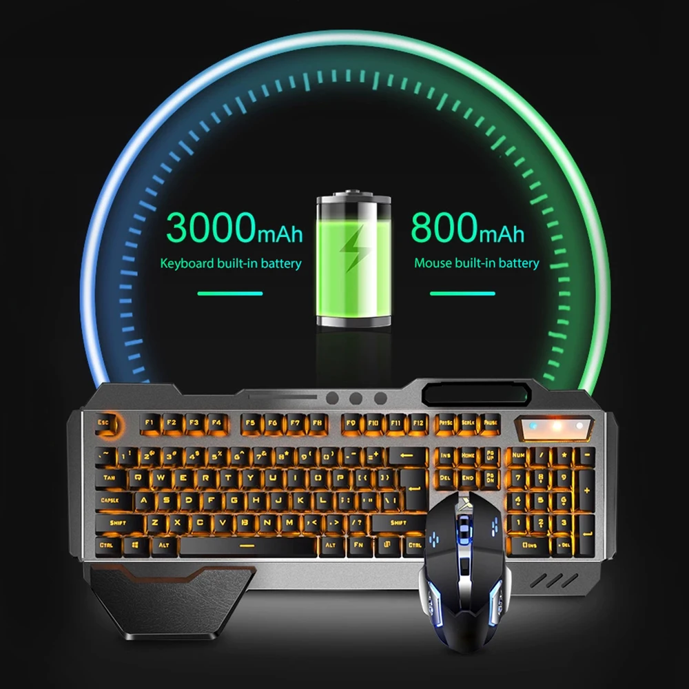 Ensemble clavier et souris san - Gaming Keyboard And Mouse Combo Wireless avis et prix