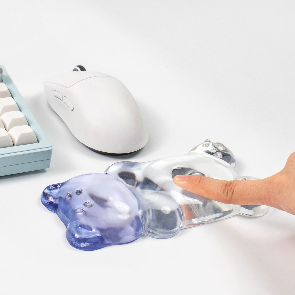 Repose-poignet en gel transpar - Gaming Keyboard No Number Pad avis et prix