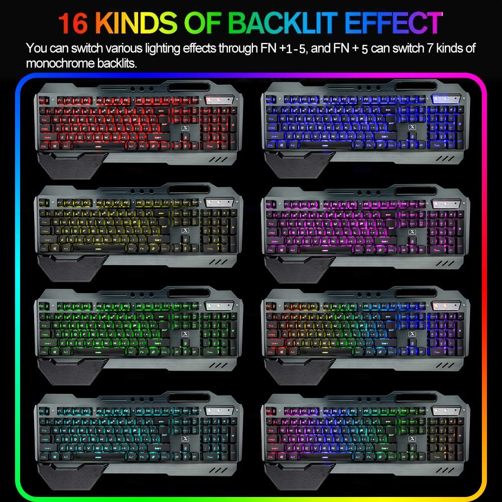 Clavier et souris de jeu sans  - Gaming Keyboard And Mouse Combo Wireless avis et prix