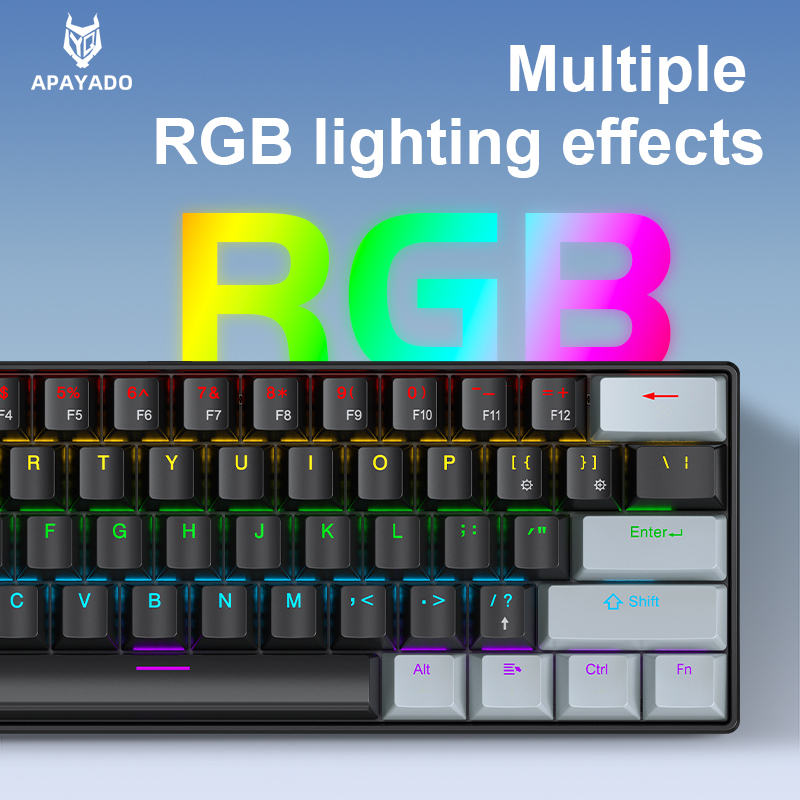 APAYADO K61 Mini clavier mécan - Gaming Keyboard Hot Swappable avis et prix