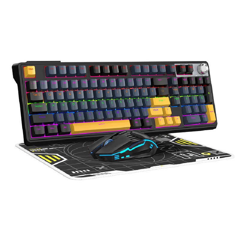 Ensemble clavier et souris méc - Gaming Keyboard And Mouse Combo Wireless avis et prix