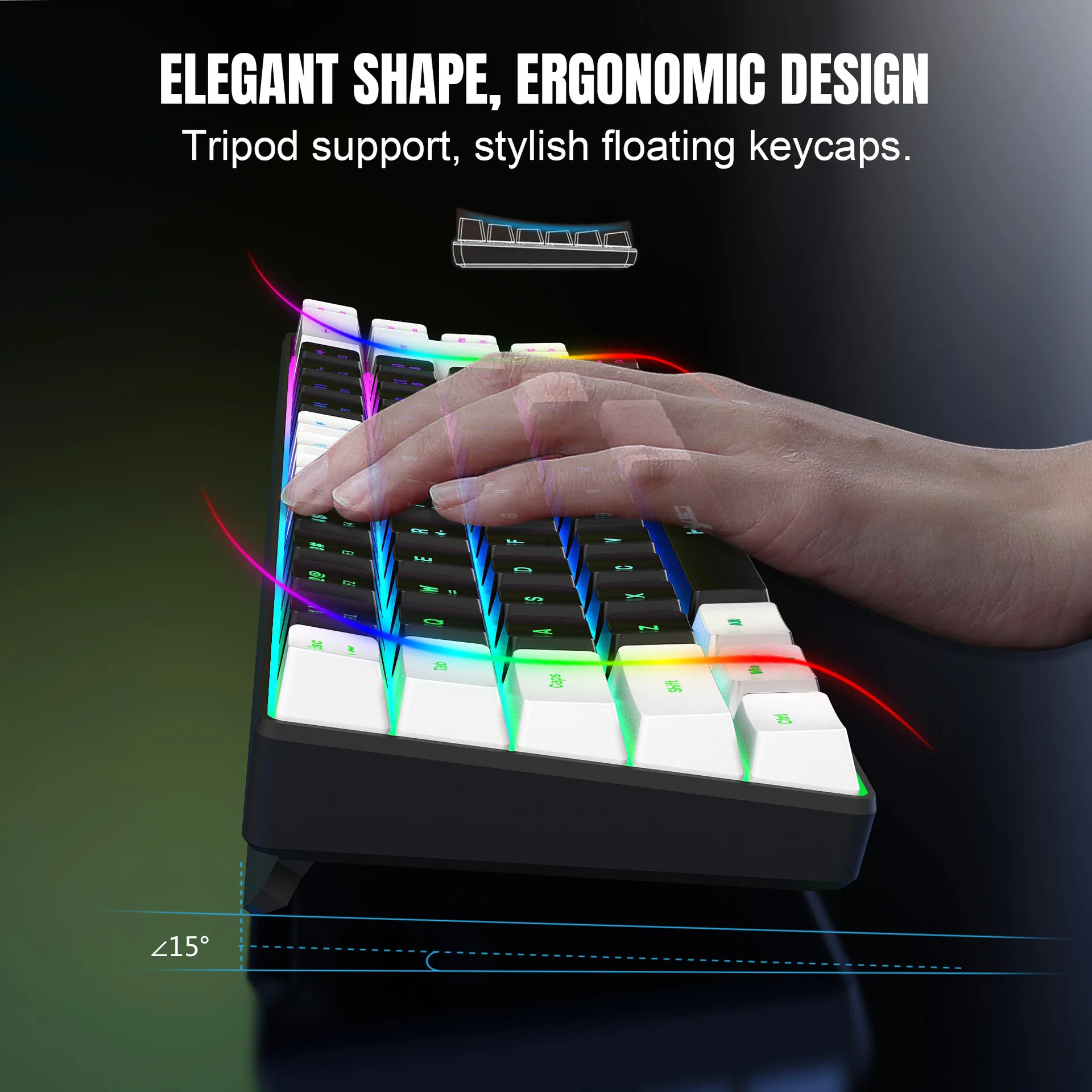 Kit Clavier et Souris Gamer Ré - Gaming Keyboard And Mouse Combo Wireless avis et prix