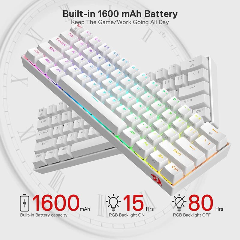 Redragon K530 Pro Draconic 61  - Keyboard Gaming Transparent avis et prix