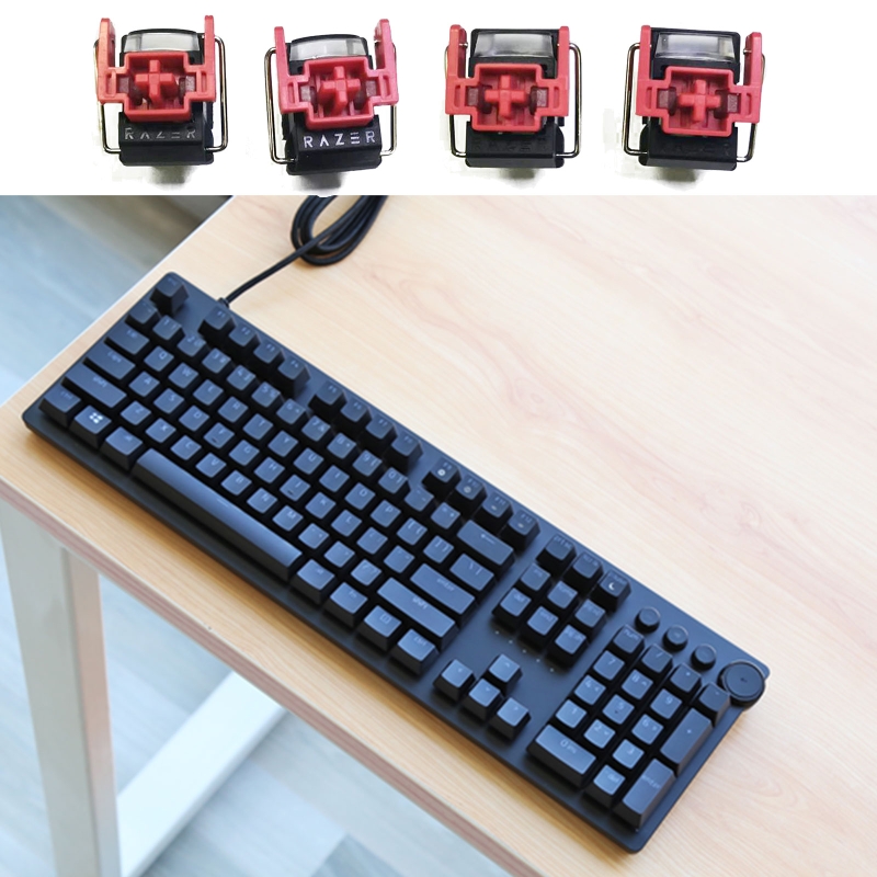 Commutateurs optiques rouges V - Gaming Keyboard Hot Swappable avis et prix