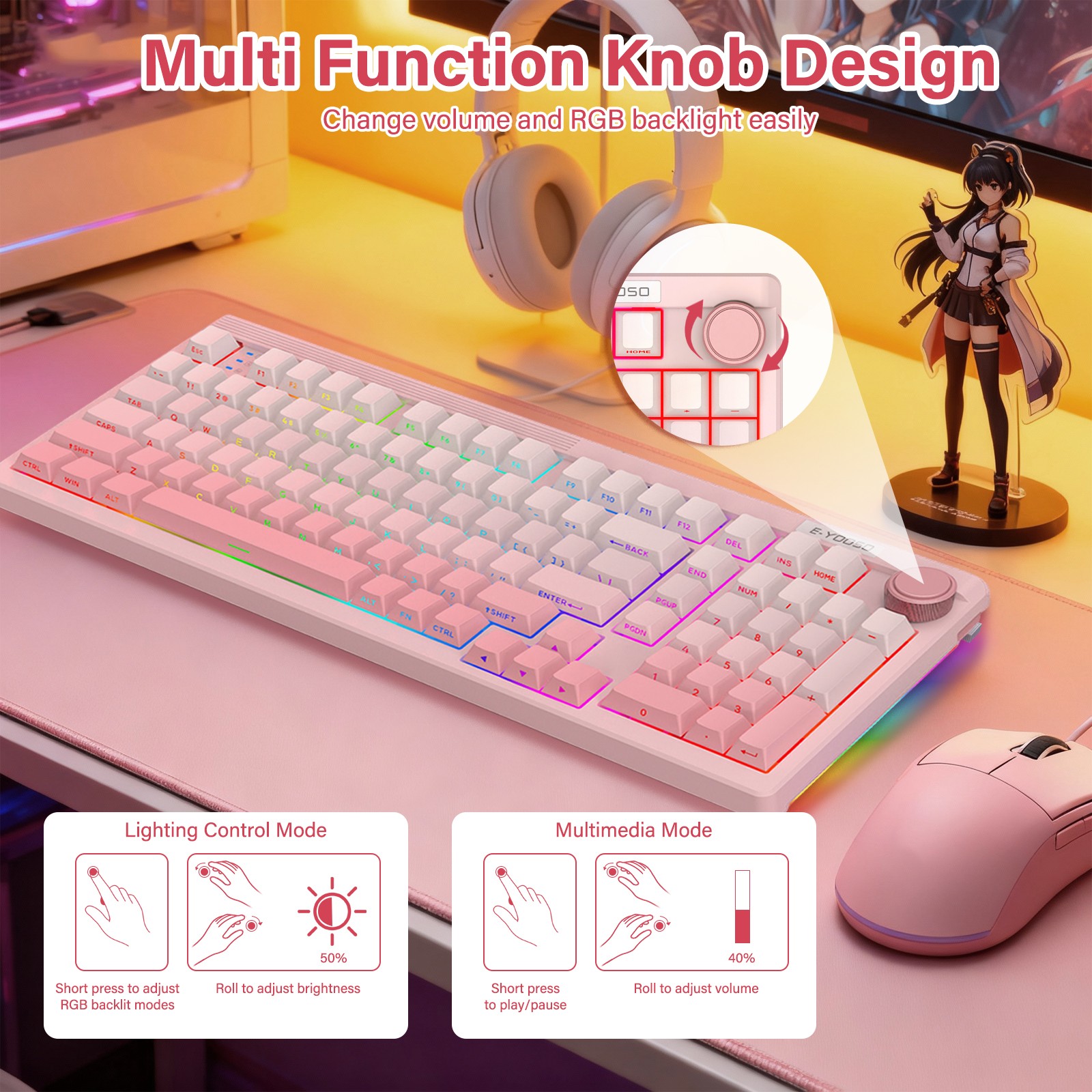 Clavier mécanique de jeu filai - Gaming Keyboard E Yooso avis et prix