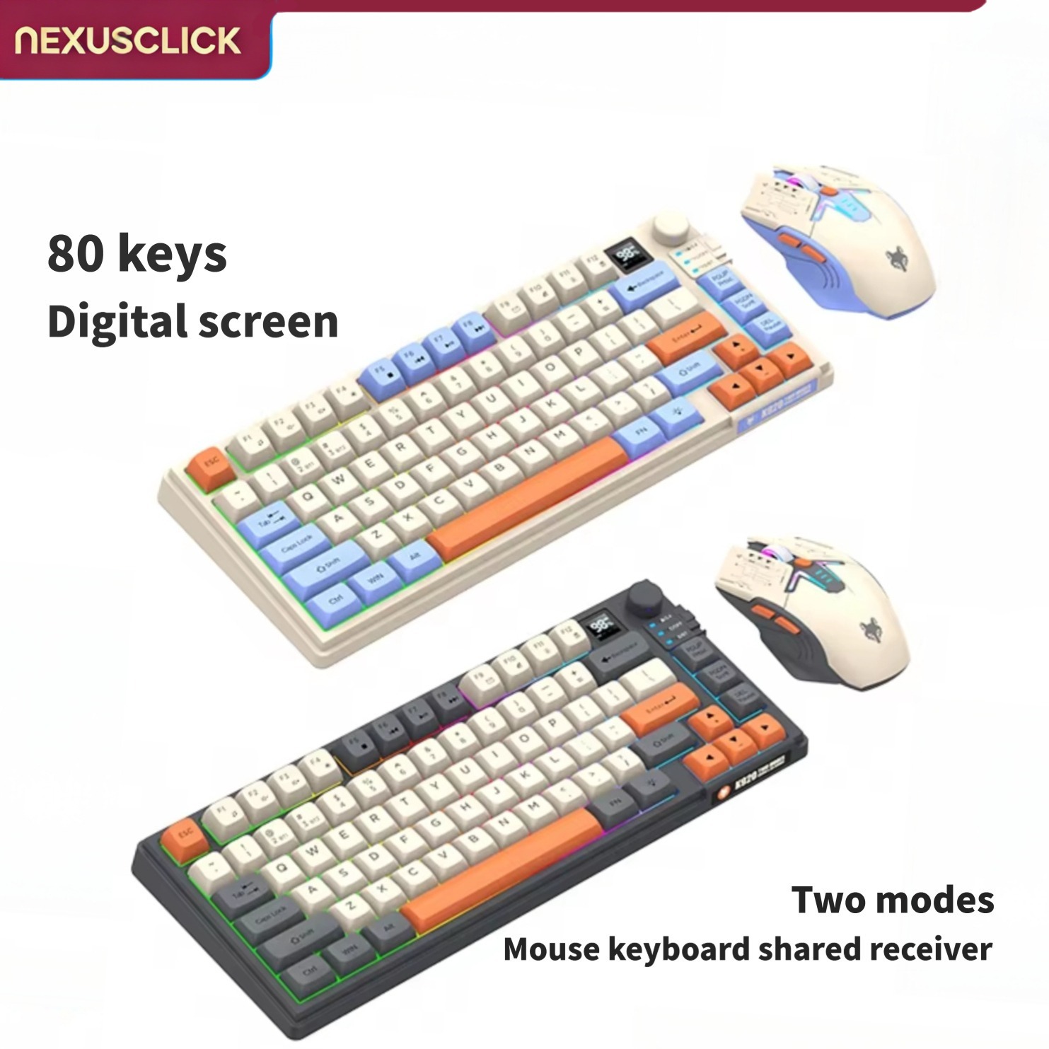 NexusClick Combo Clavier et So - Gaming Keyboard And Mouse Combo Wireless avis et prix