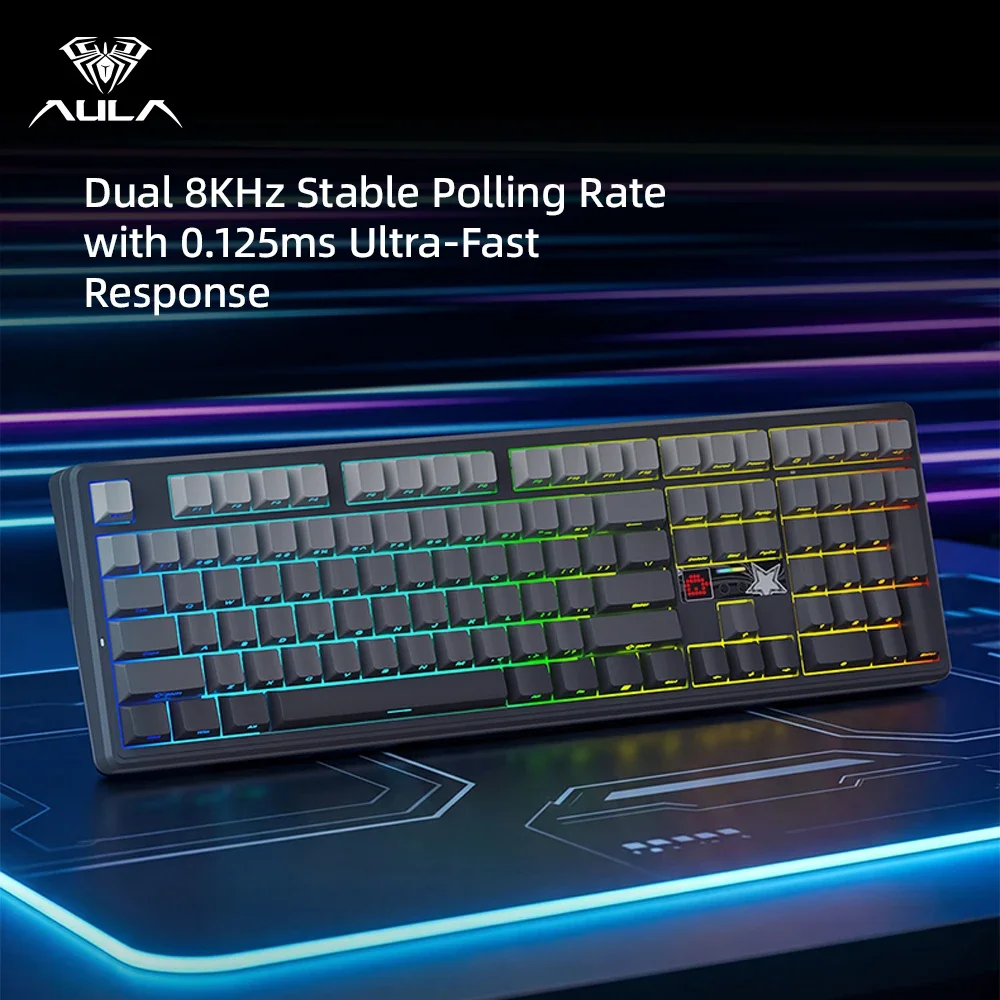Clavier mécanique AULA F108 Pr - Gaming Keyboard Hot Swappable avis et prix