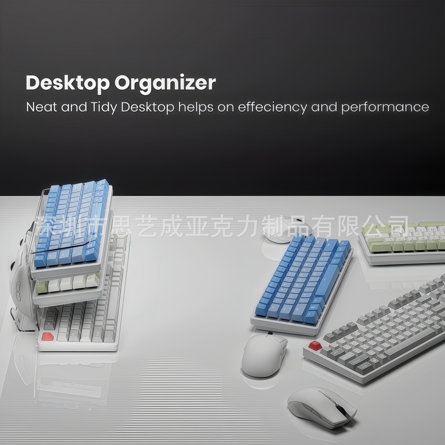 Nouveau support de clavier en  - Keyboard Gaming Transparent avis et prix