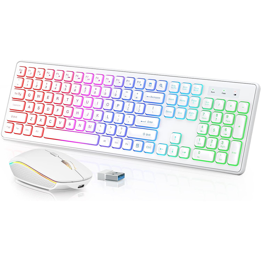 Clavier et souris sans fil rét - Gaming Keyboard And Mouse Combo Wireless avis et prix